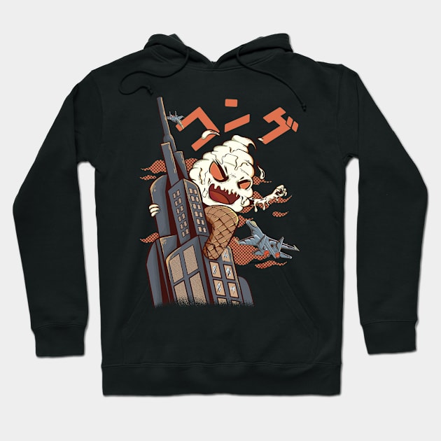 Kong ice cream monster kaiju Tees Hoodie by Akahako